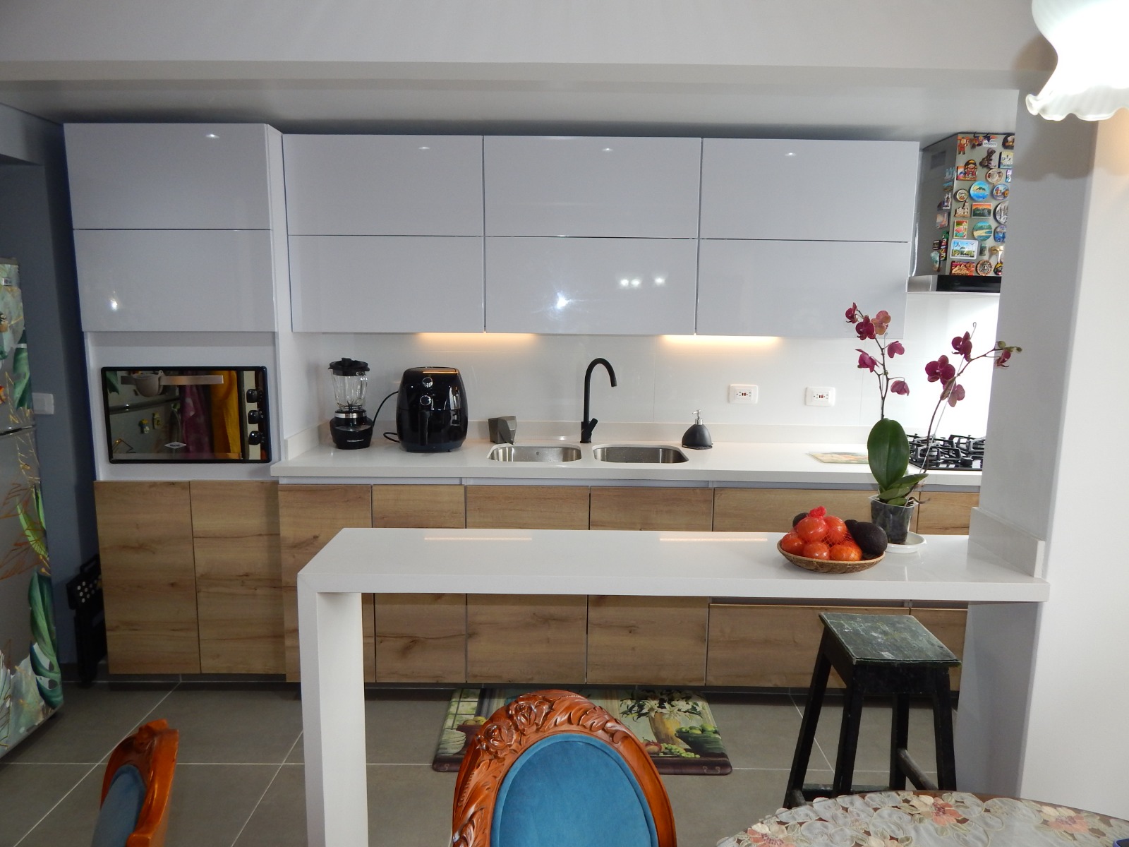 Remodelación de cocina terminada en Bogotá — Estructura